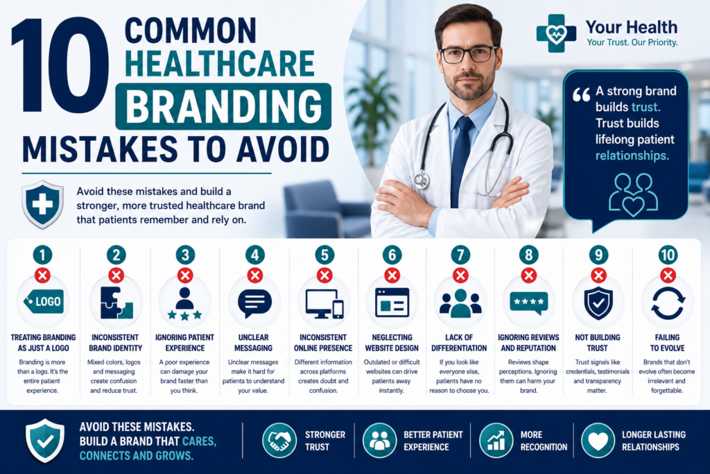10 Common Healthcare Branding Mistakes To Avoid