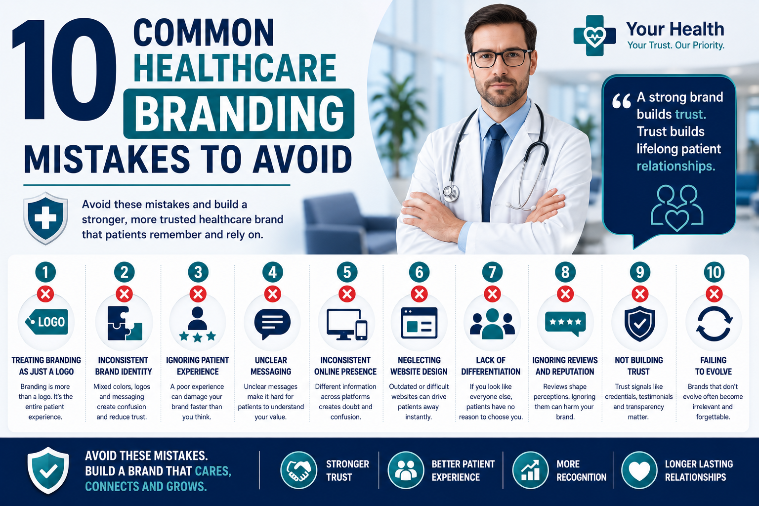 10 Common Healthcare Branding Mistakes To Avoid