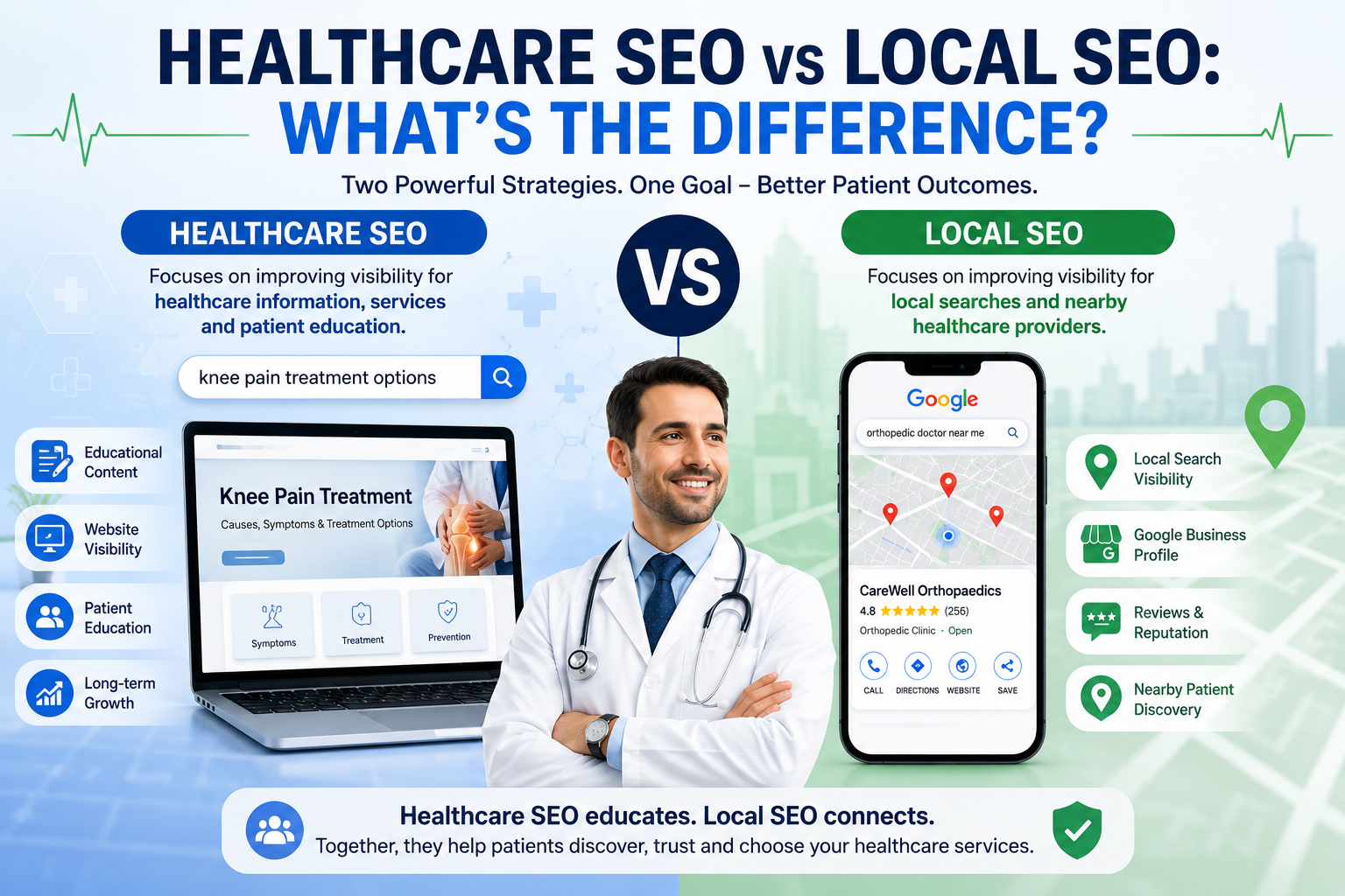 Healthcare SEO vs Local SEO: What’s The Difference?